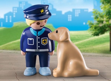 Image de Policier avec son chien